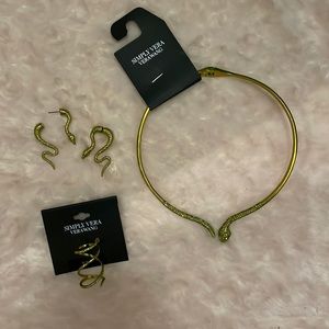 Sparkly Snake Jewelry, Simply Vera by Vera Wang.